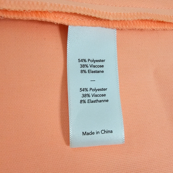 Size 8 Elizabeth & James Orange Sherbet See Through Laser Cut Bodycon Mini Dress - Picture 5 of 6